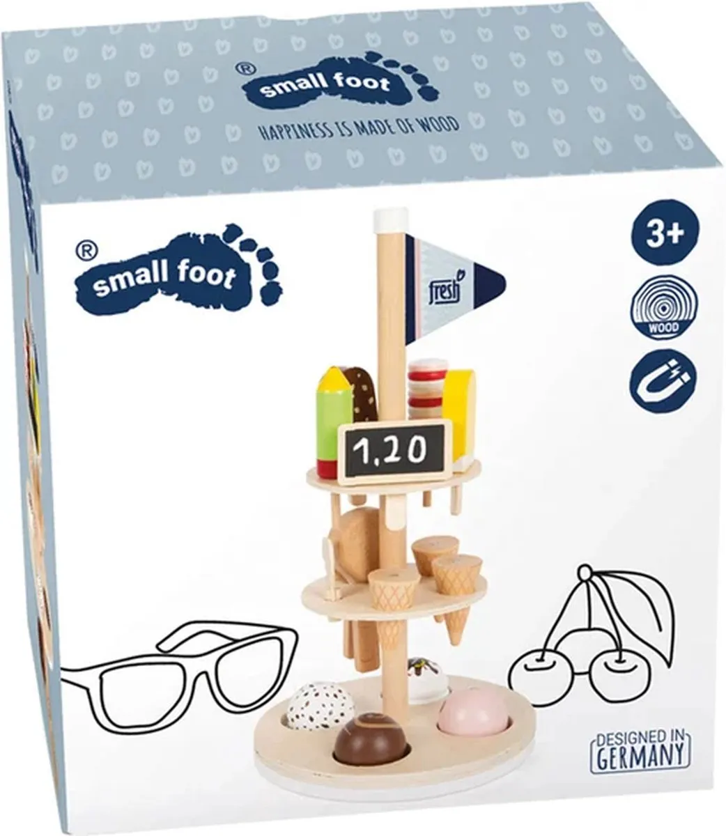 Small Foot Houten IJsjeshouder 15-delig - Multicolor