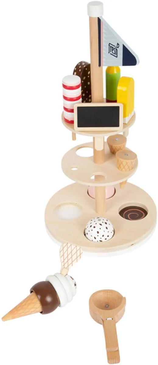 Small Foot Houten IJsjeshouder 15-delig - Multicolor