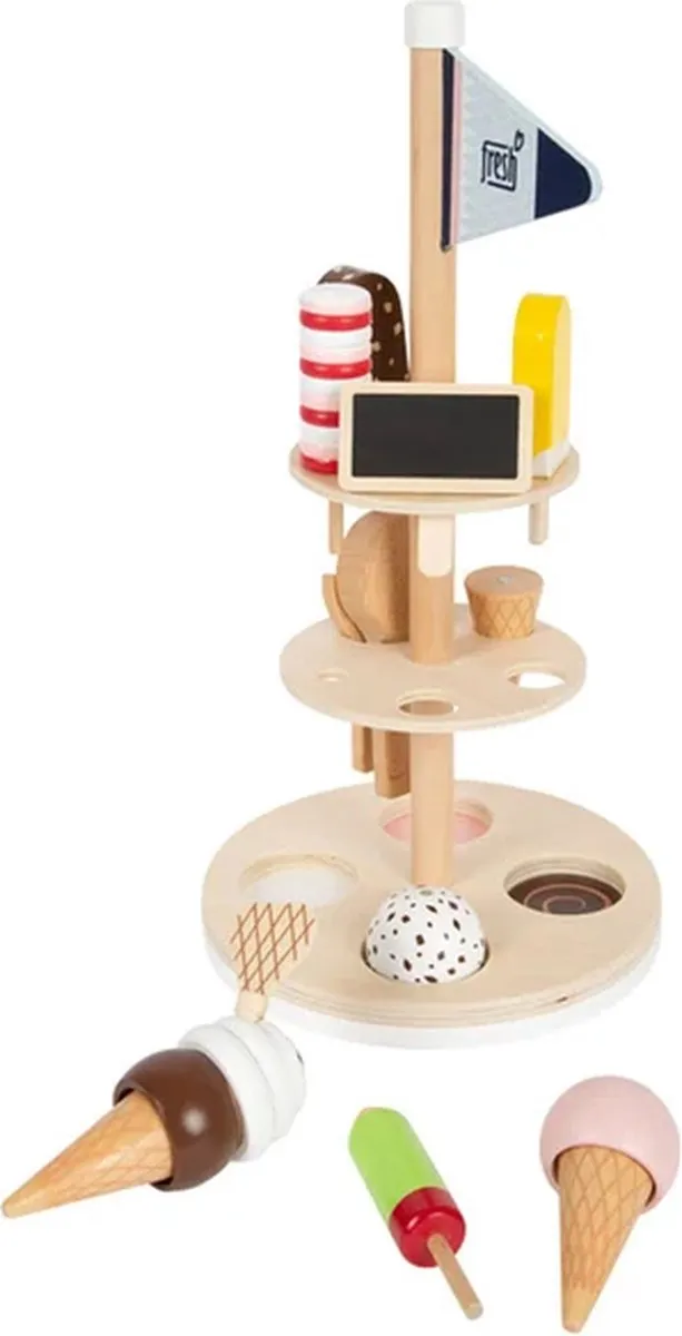 Small Foot Houten IJsjeshouder 15-delig - Multicolor