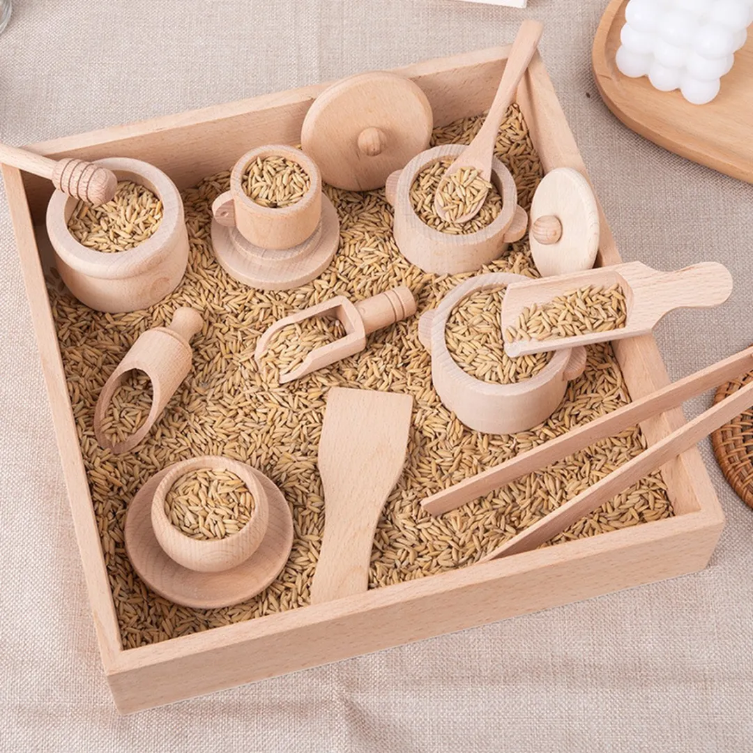 LiasToys Houten Sensory Speelbak 125 - Montessori Speelgoed - afbeelding 2 van 6