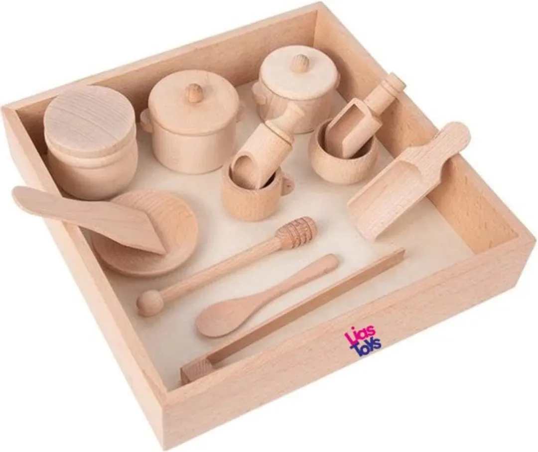 LiasToys Houten Sensory Speelbak 125 - Montessori Speelgoed - afbeelding 5 van 6