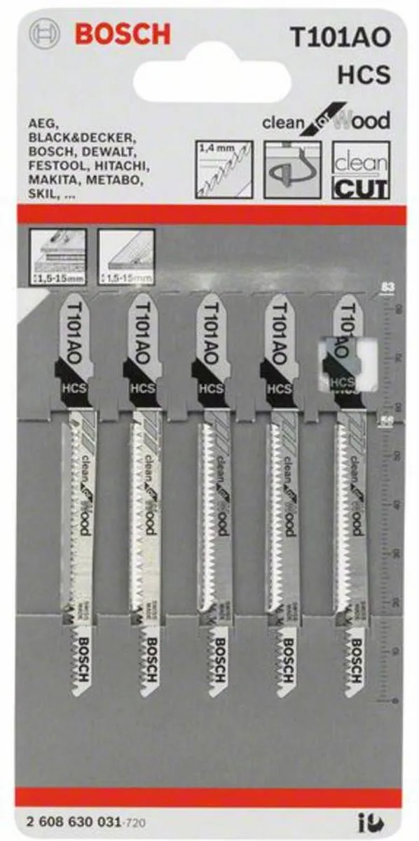 Bosch Decoupeerzaagblad T 101 AO - 1 Stuk