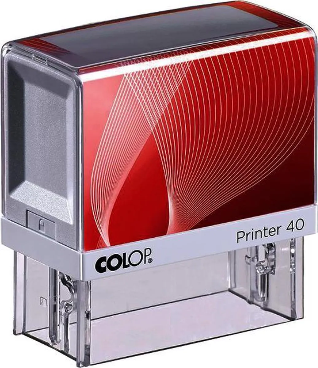 Colop Tekststempel Printer 40+Bon 6 Regels - Zwart