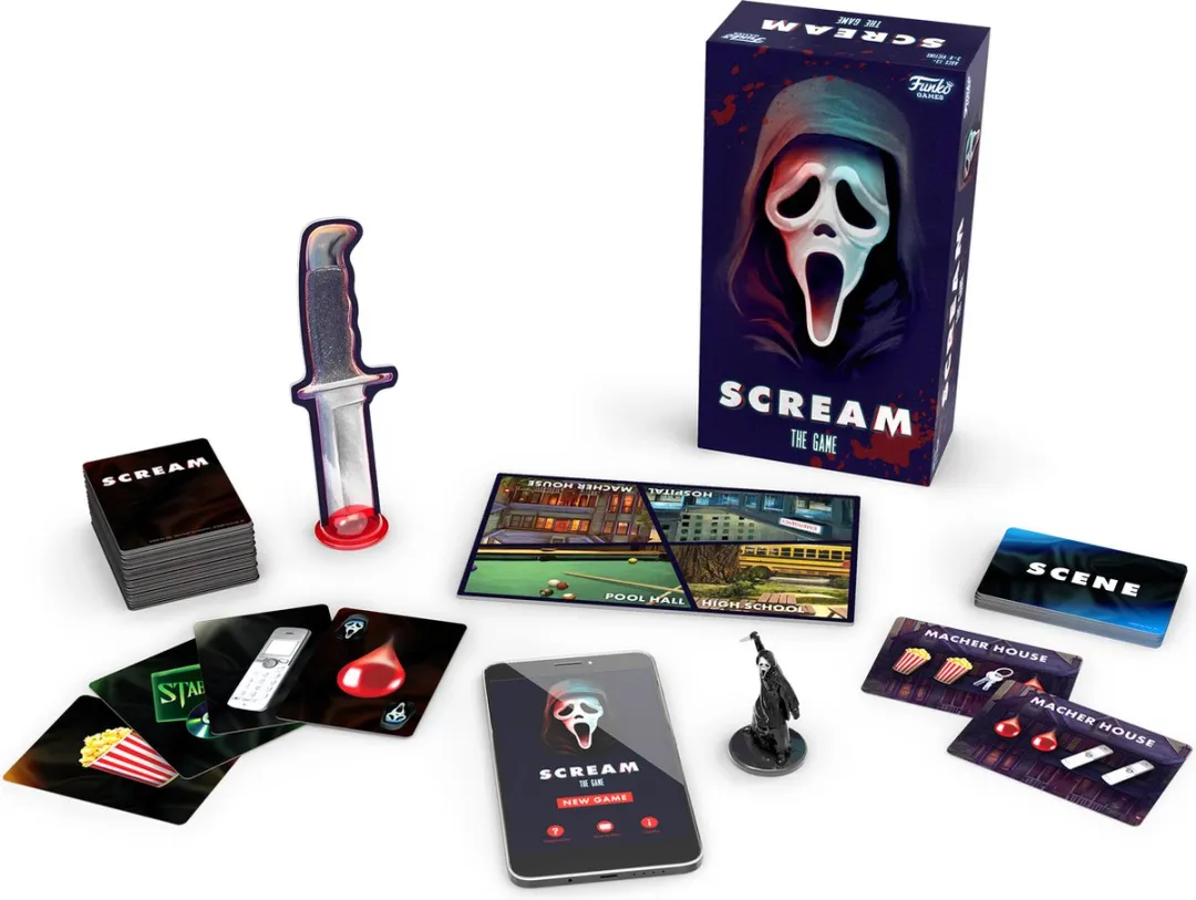 Funko Games Scream The Game - Kaartspel - Partyspel - Coöperatief spel - Engelstalig - Inclusief de Scream app!