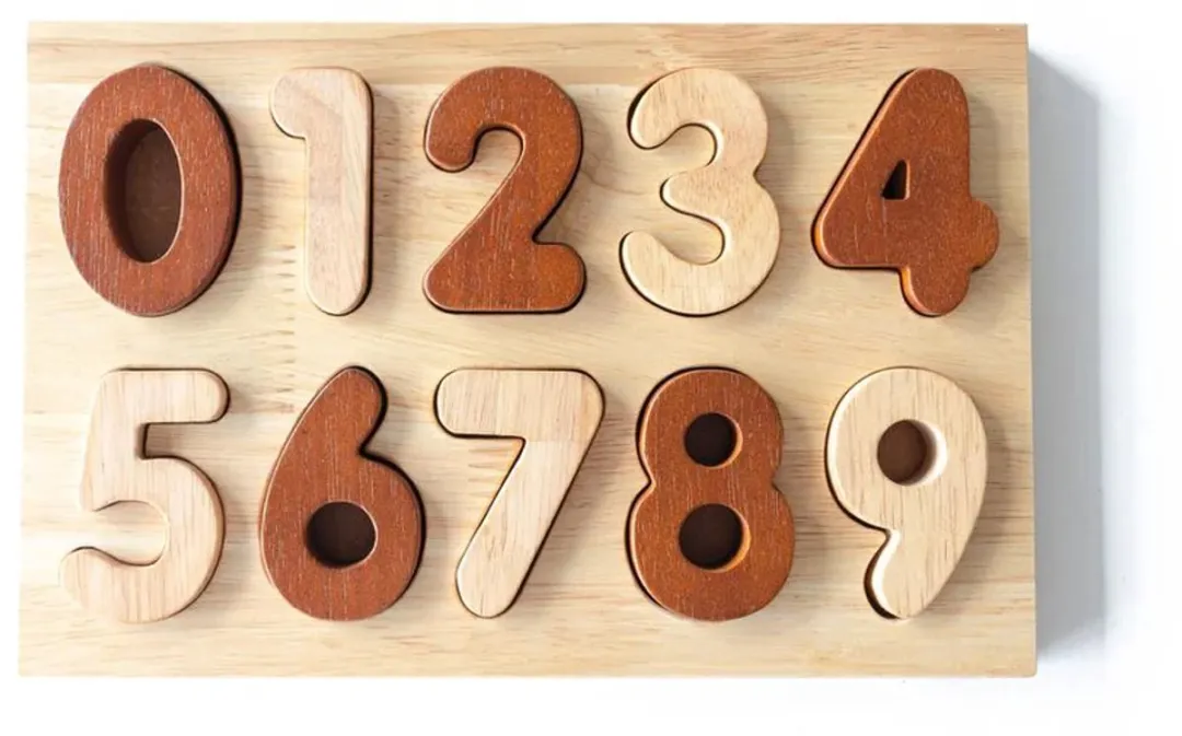 QToys Alfabet & Getallen Houten Puzzels - 3 Stuks