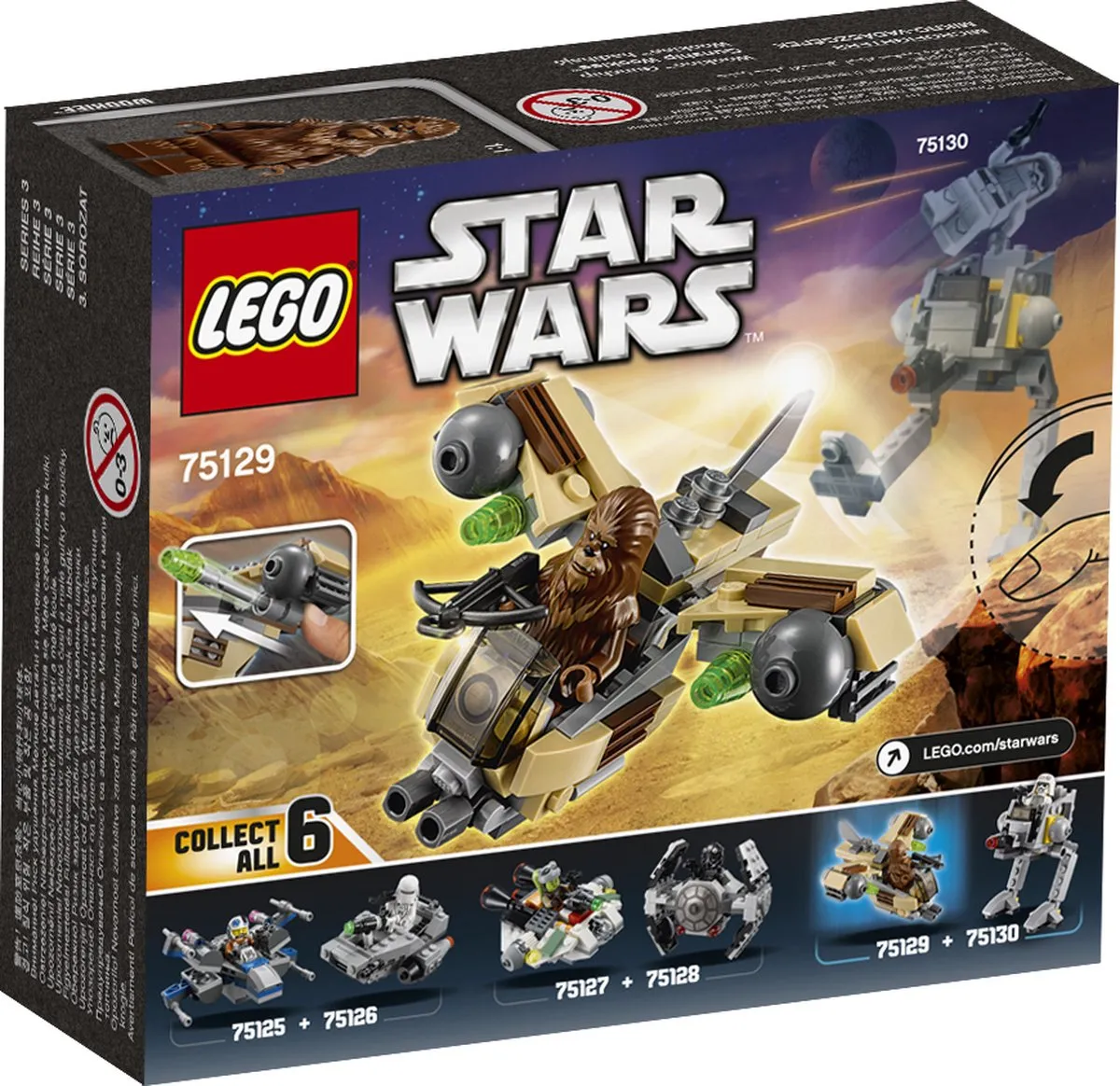 LEGO Star Wars Wookiee Gunship 75129 - 84 Stenen - afbeelding 5 van 6