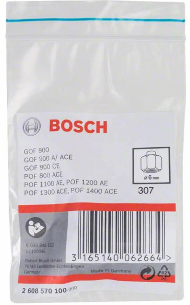 Bosch Spantang 6mm - 2608570100