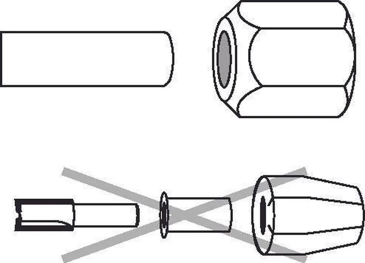 Bosch Spantang 6mm - 2608570100