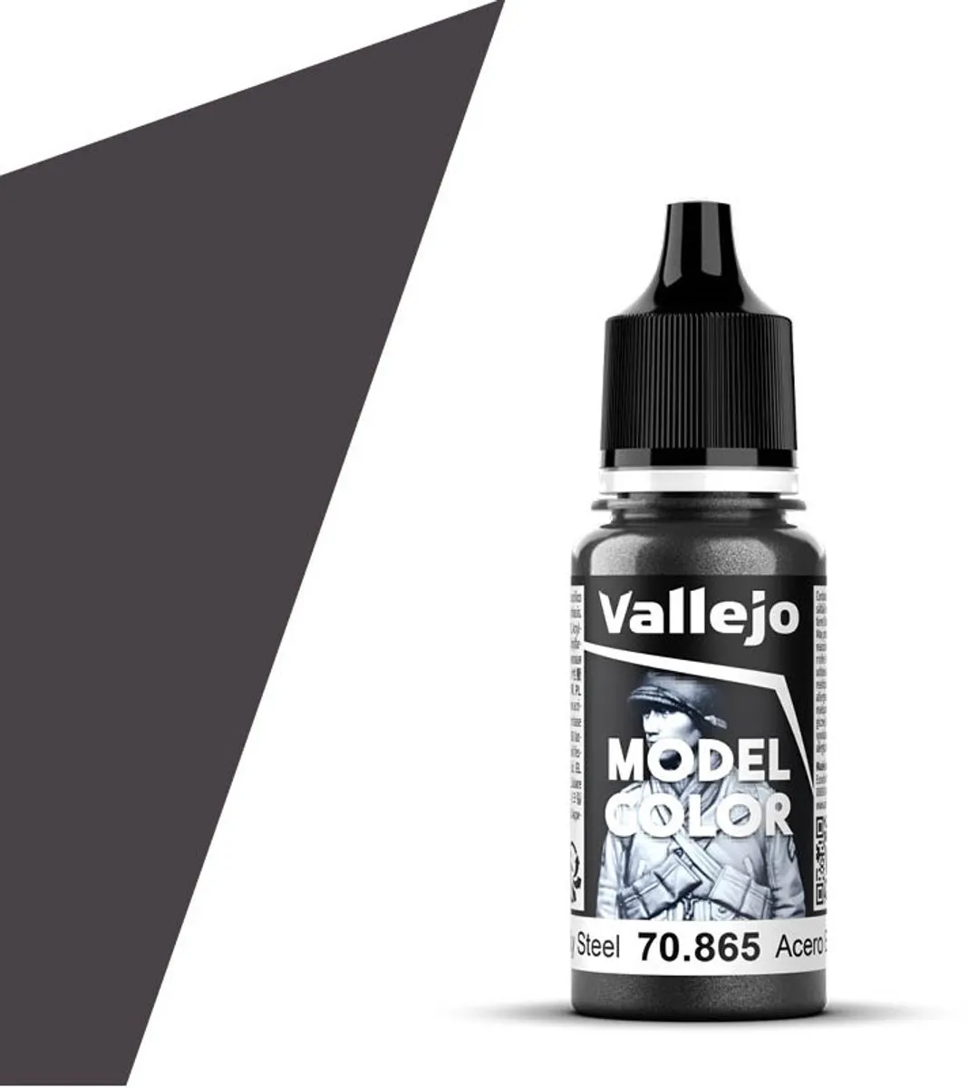 Vallejo Model Color Acrylverf Oily Steel 17ml