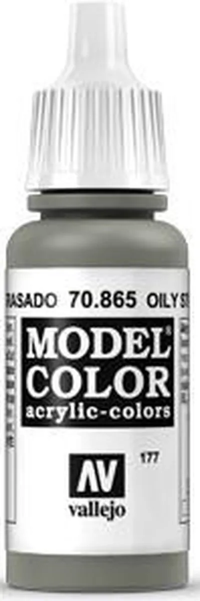 Vallejo Model Color Acrylverf Oily Steel 17ml