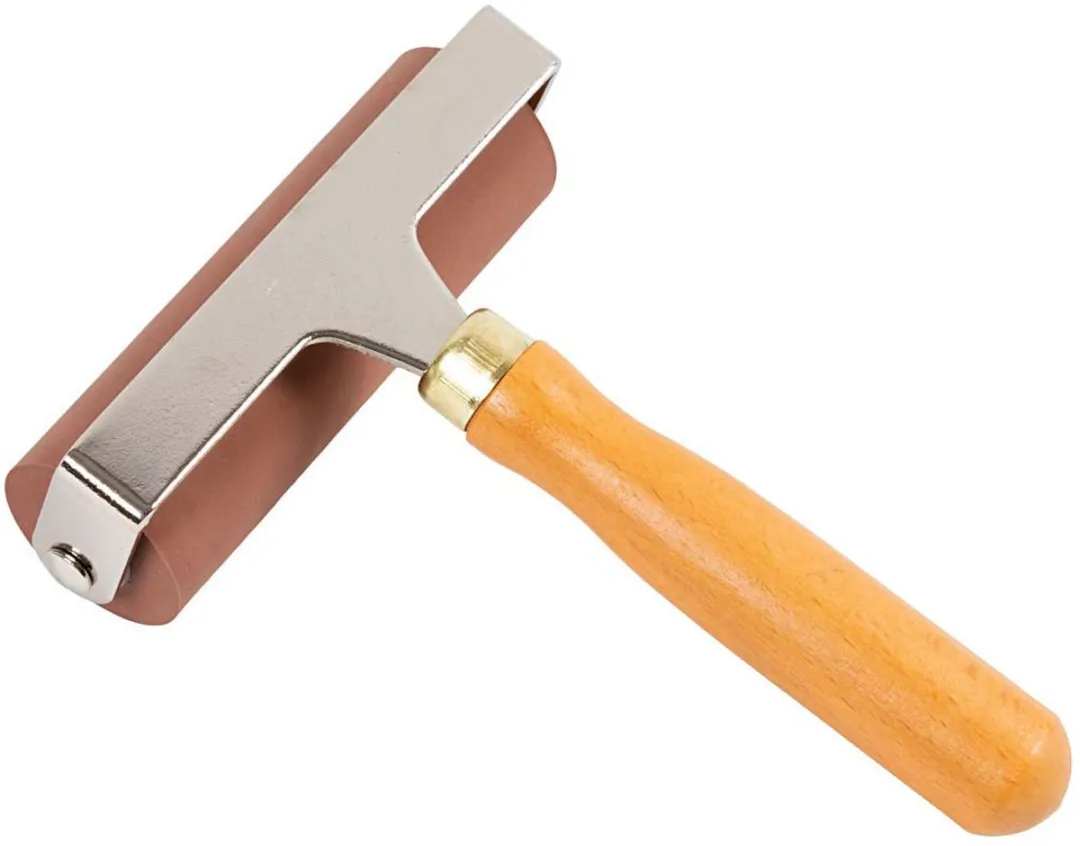Creativ Company Lino Roller Wals 10cm - Naturel bruin