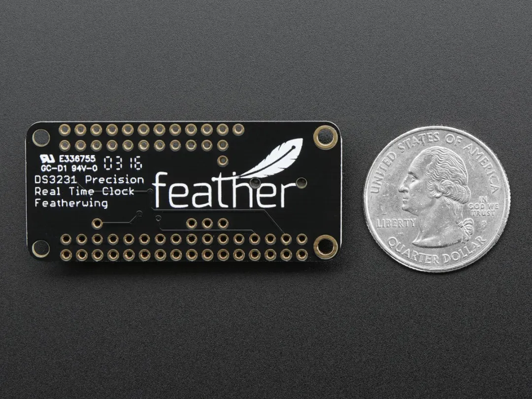 Adafruit DS3231 Precision RTC FeatherWing 3028 - Meerkleurig