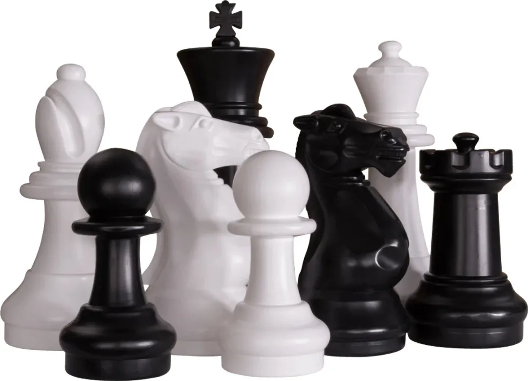 Ubergames XXL Groot Schaakspel 240x240cm - Koning 41cm - Robuust
