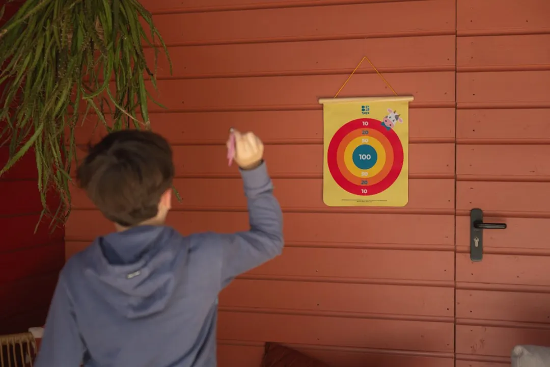 BS Toys Magnetisch Dartspel GA489 - 4 Darts - 40x31cm