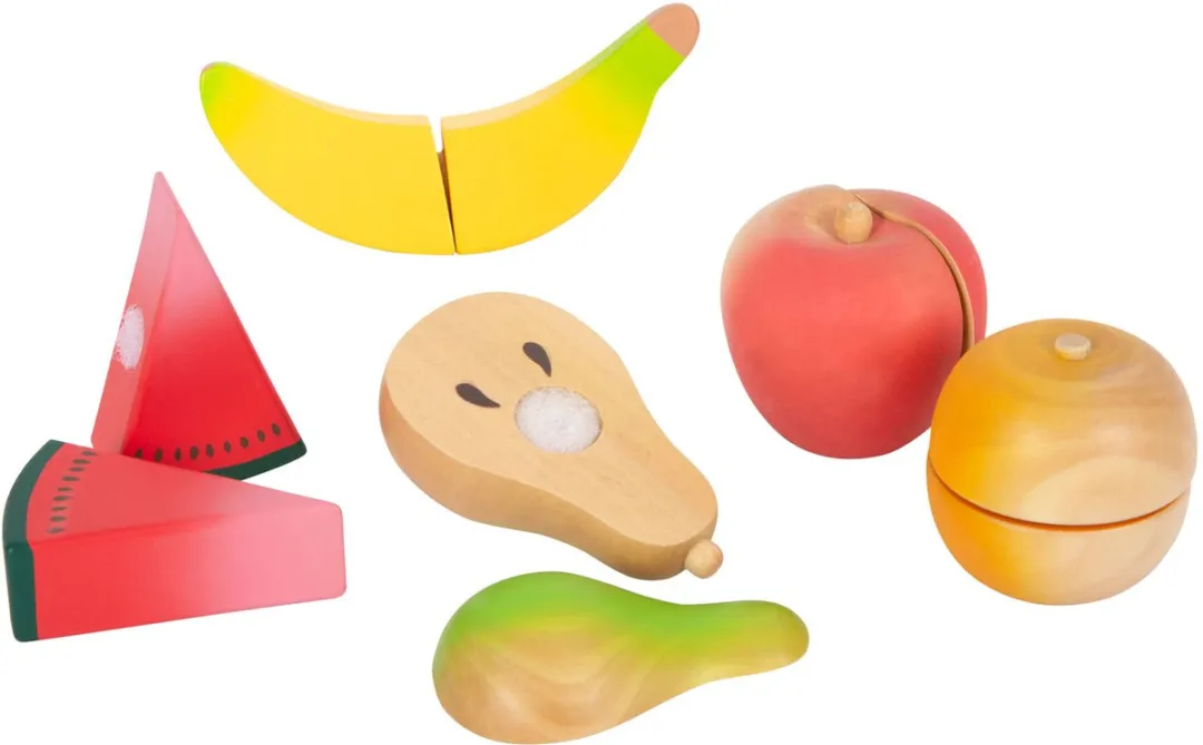 Small Foot Houten Snij- en Speelset Fruit 13-delig - Multicolor