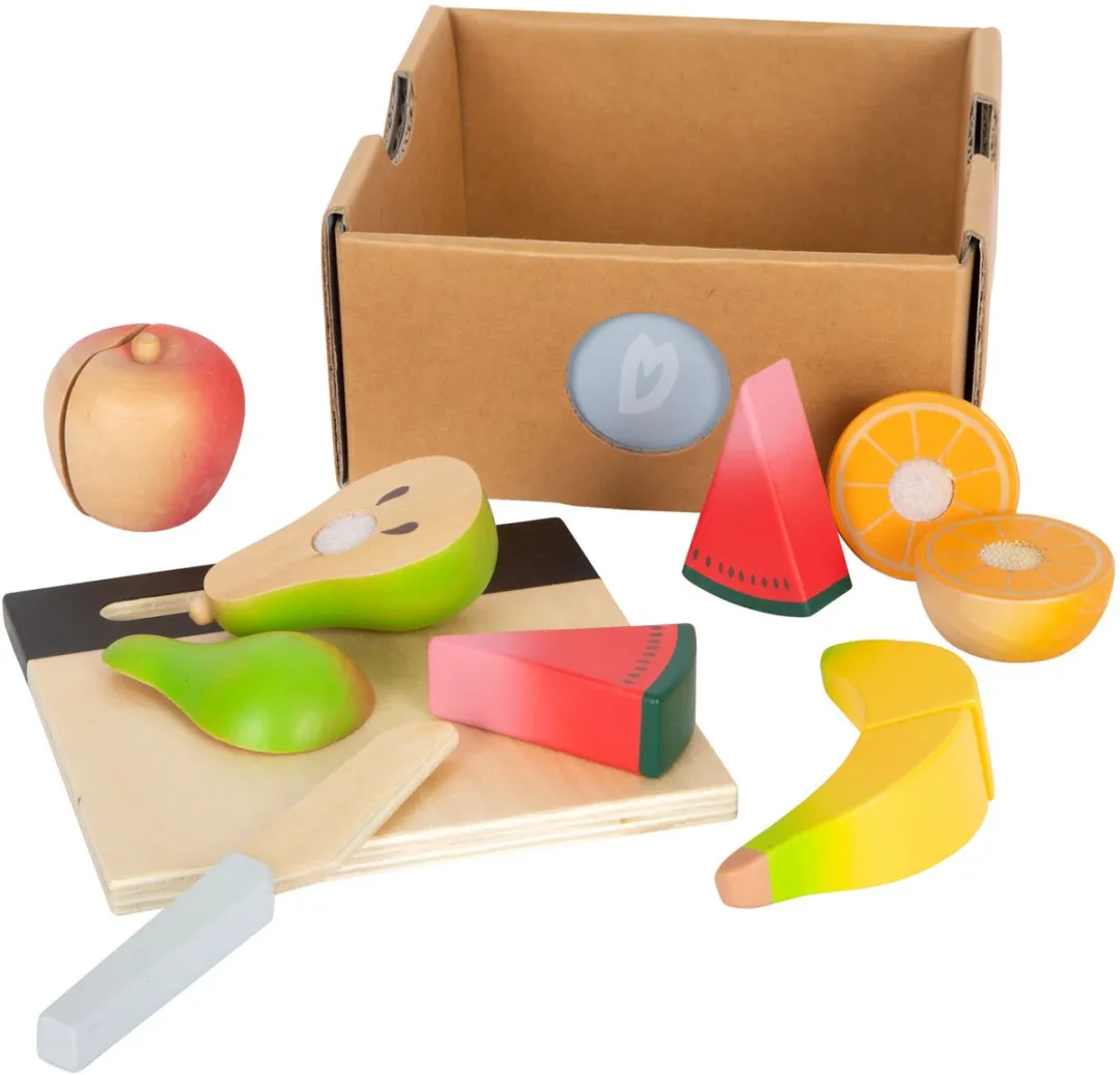 Small Foot Houten Snij- en Speelset Fruit 13-delig