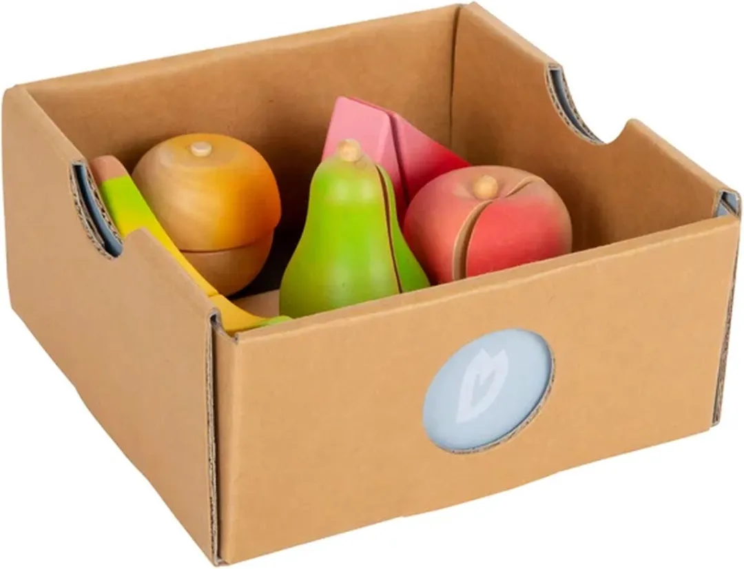 Small Foot Houten Snij- en Speelset Fruit 13-delig - Multicolor