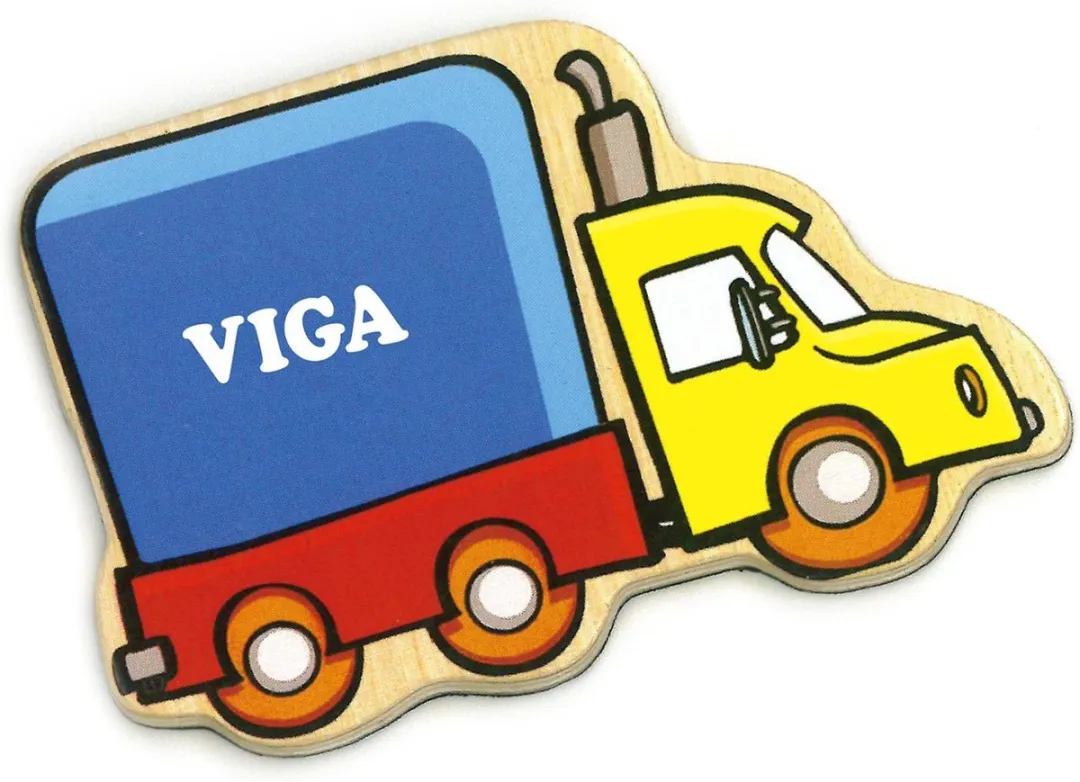 Vigatoys Magnetische Voertuigen 58924 - 20 Stuks Multicolor