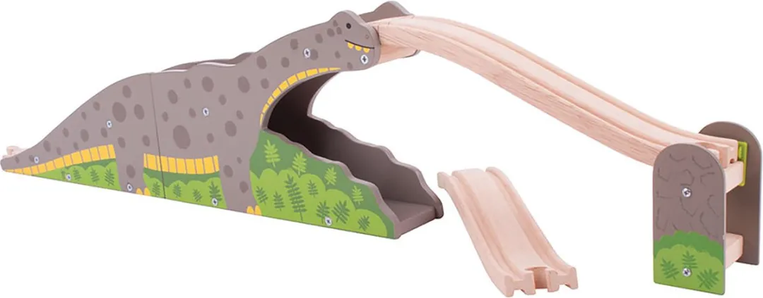 BIGJIGS Houten Dino Brug 2-delig