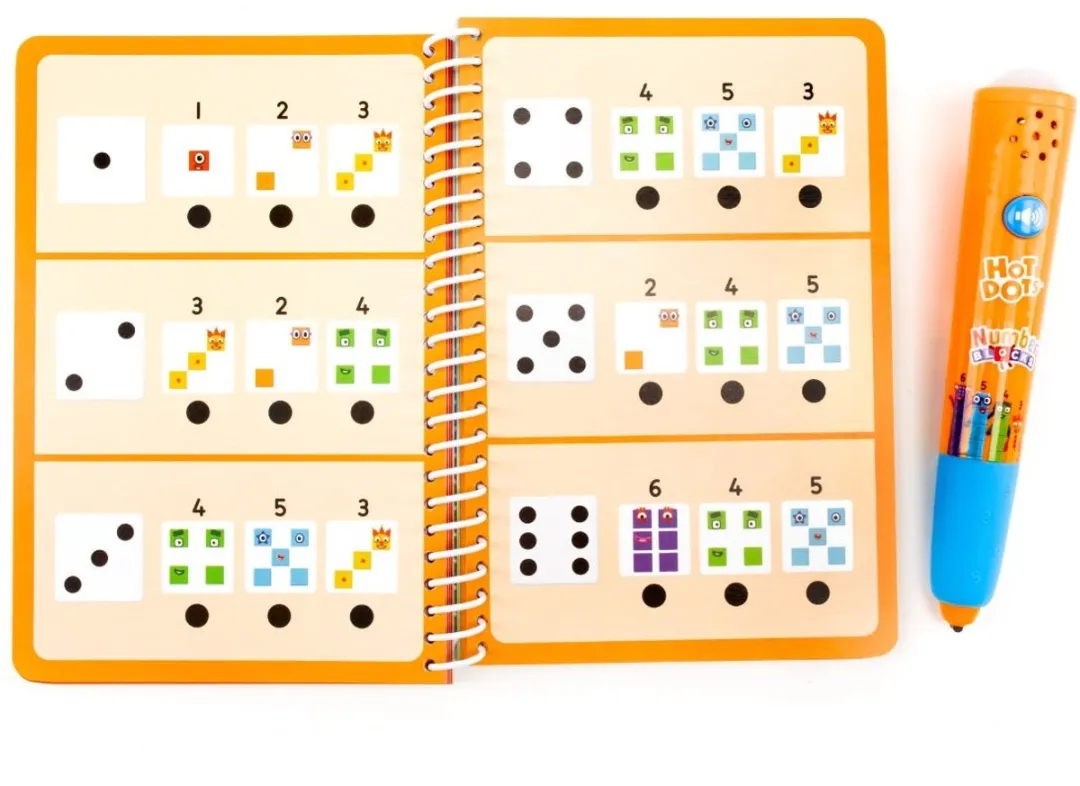 Learning Resources Hot Dots Numberblocks Pen & Activiteitenboek 1-10 - Multicolor