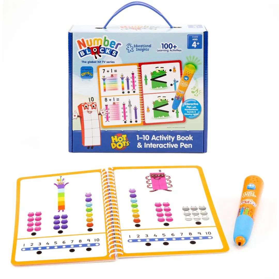 Learning Resources Hot Dots Numberblocks Pen & Activiteitenboek 1-10