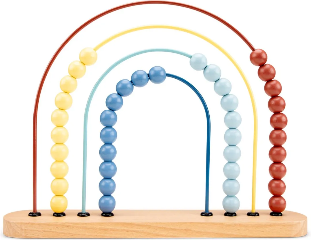 New Classic Toys Houten Telraam Abacus Pastel