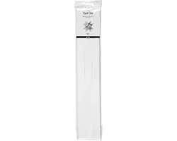 Creativ Company Vlechtstroken 100 Stuks - 73cm x 25mm - Wit