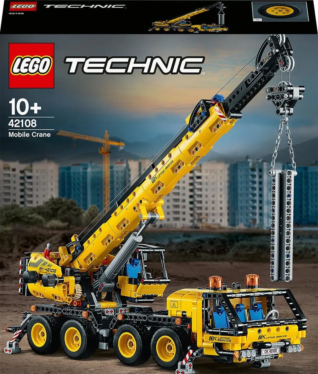 LEGO Technic Mobiele Kraan 42108 - 1292 Stukken