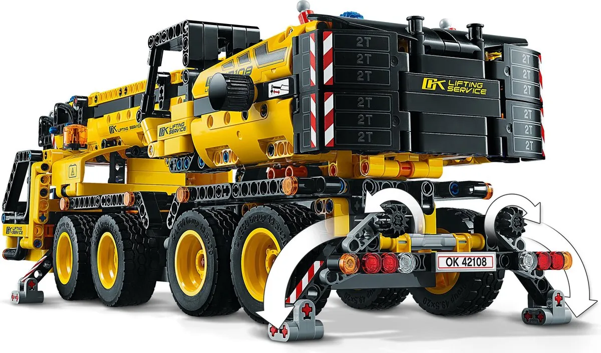 LEGO Technic Mobiele Kraan 42108 - 1292 Stukken - afbeelding 6 van 6
