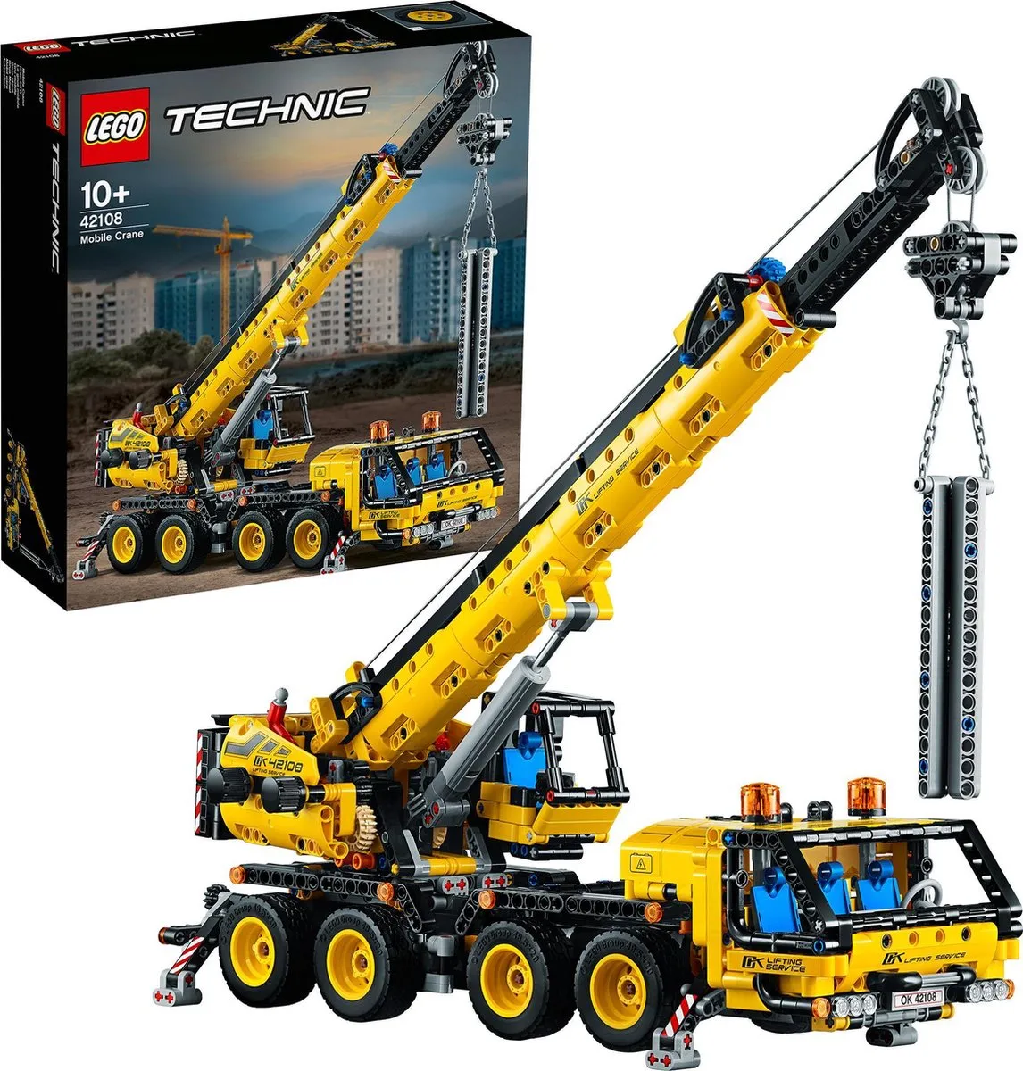 LEGO Technic Mobiele Kraan 42108 - 1292 Stukken