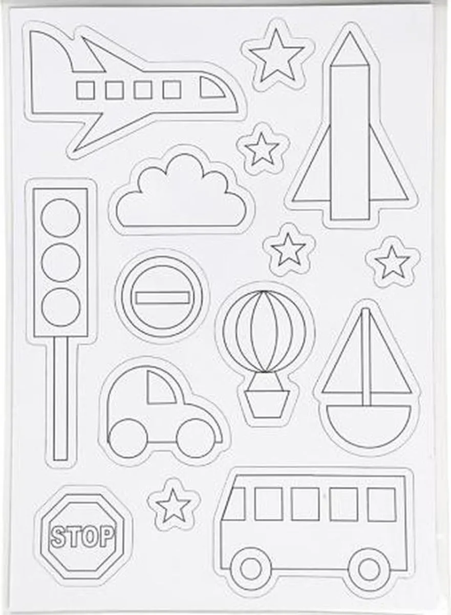 Creativ Company CC Magneten Transport - Wit