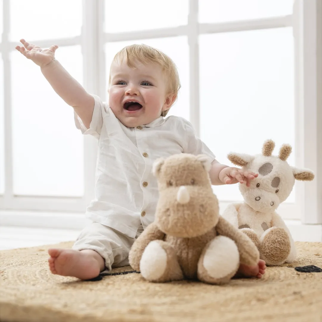 Nattou Teddy Knuffel Giraf 30cm - Ecru
