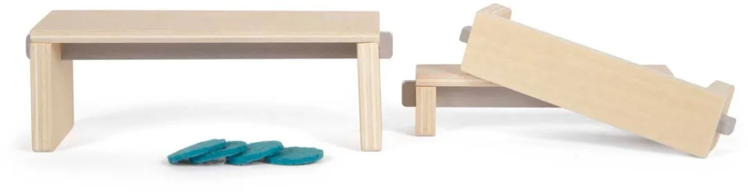 Small Foot Houten Poppenhuis Keuken - 9 Meubels - Multicolor