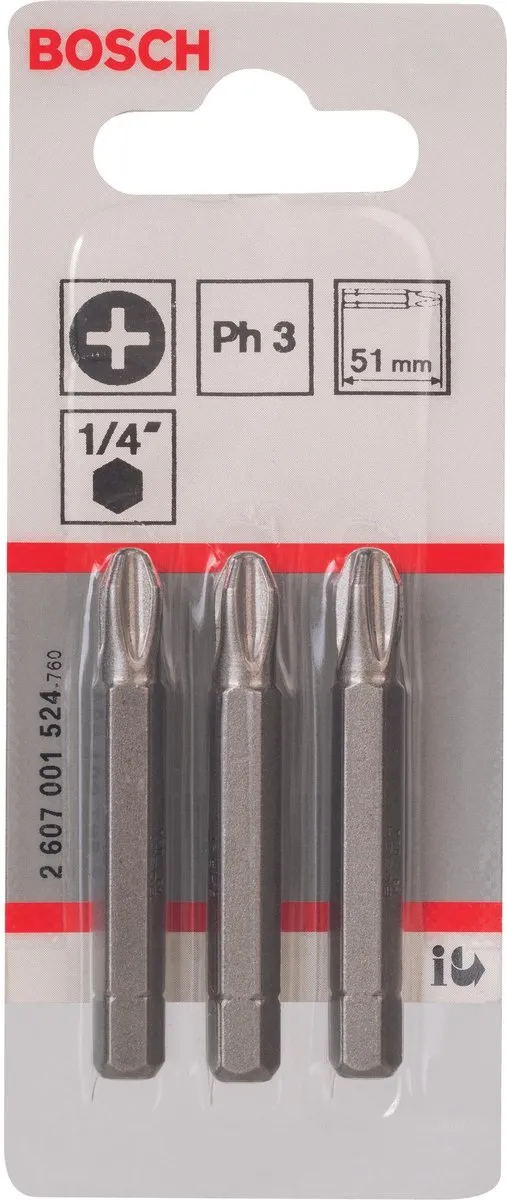 Bosch XH-TORS/PH3/51MM Bits