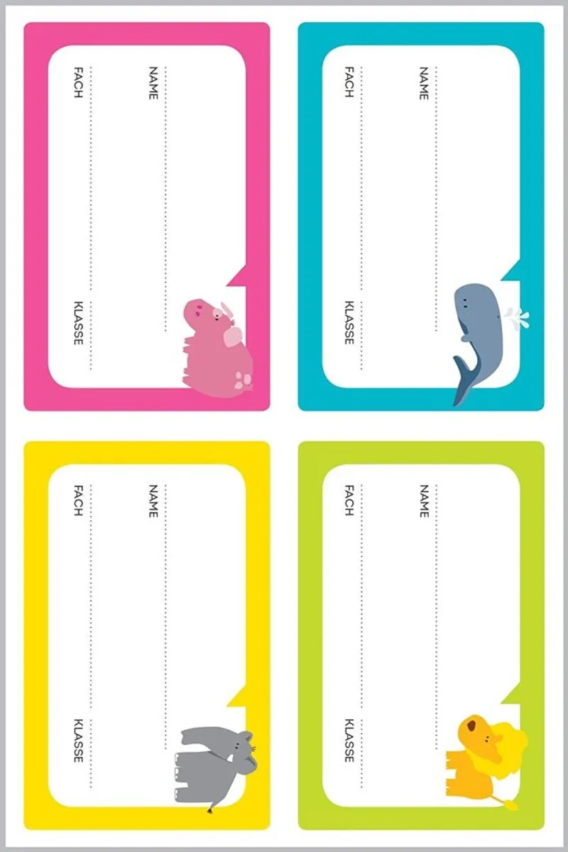 Avery Living Kinder Boeketiketten 16x - 47,5x73mm Wit - afbeelding 6 van 6