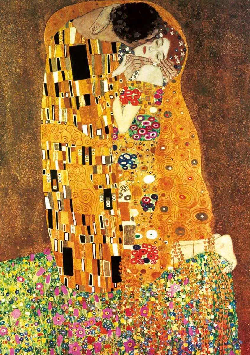 Educa Klimt Kunstpuzzel 21.000 Stuks - 2x1000 Meerkleurig