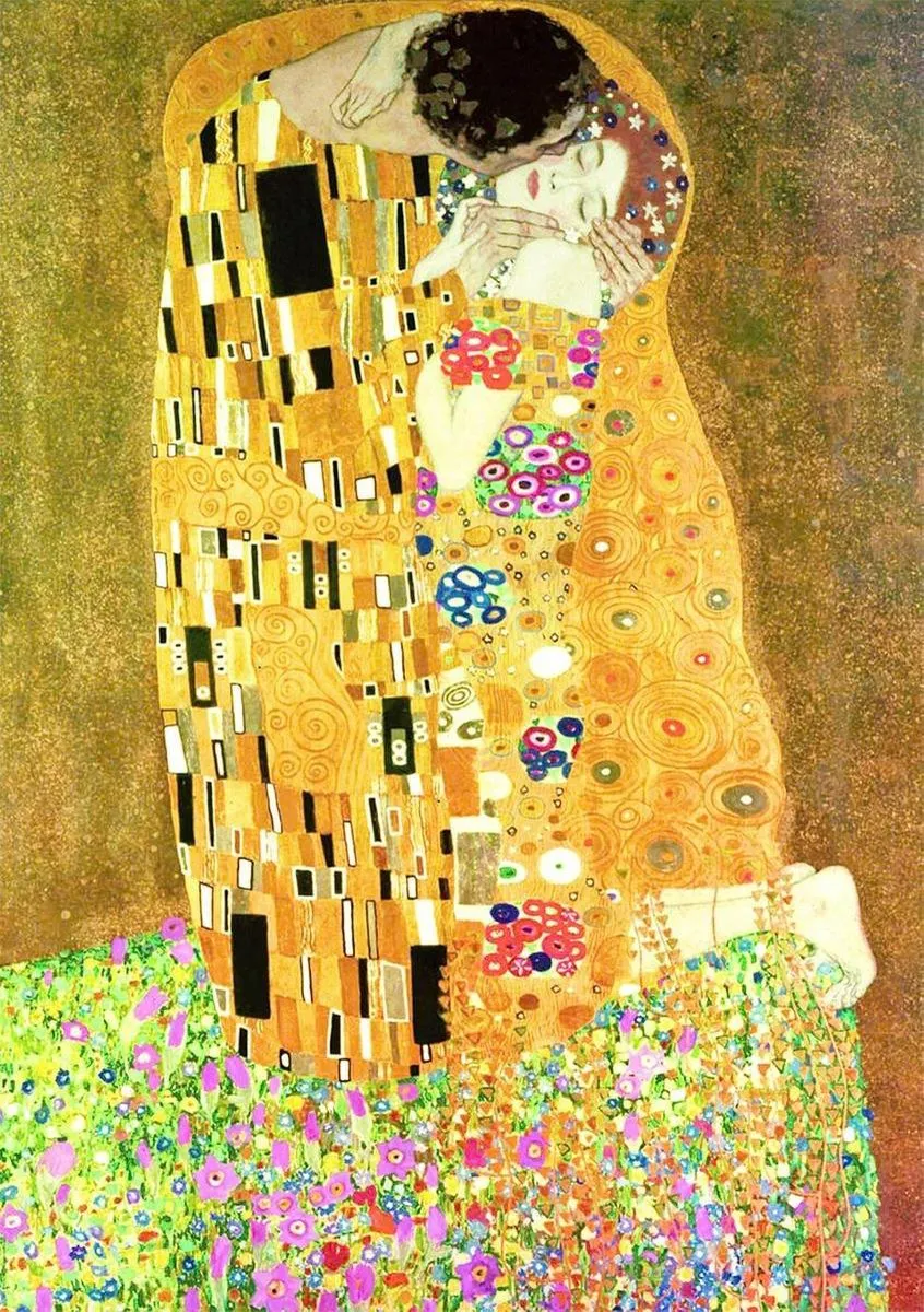 Educa Klimt Kunstpuzzel 21.000 Stuks - 2x1000 Meerkleurig