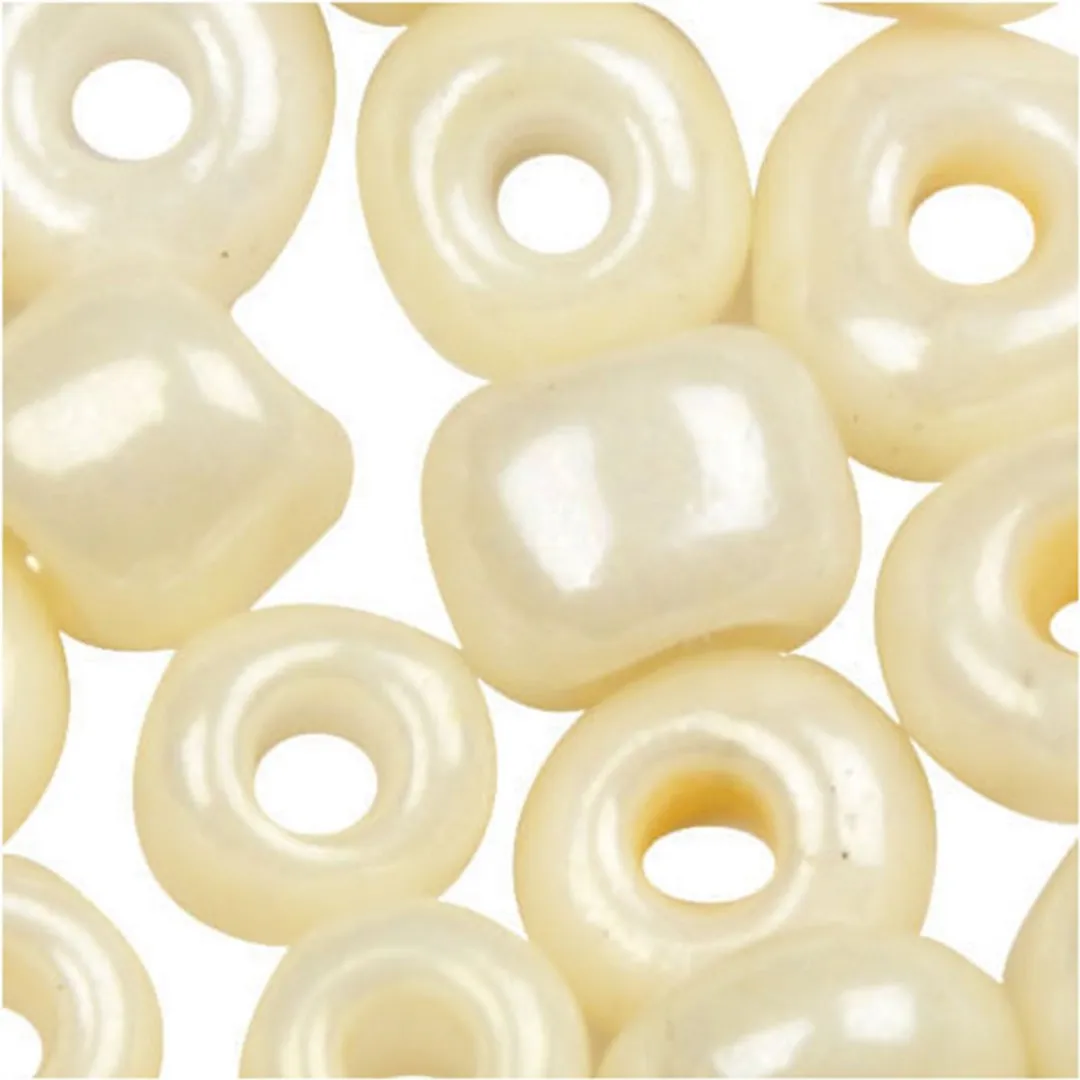 Creativ Company Rocailles 3mm - Ivoorwit - 25 Stuks