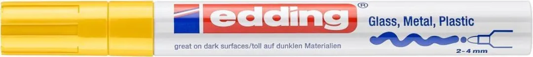 edding 750 Glanslakmarker Geel - 1 Stuk - afbeelding 6 van 6