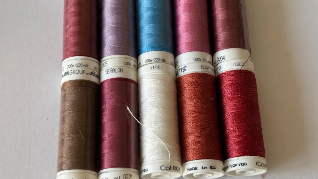 Amann Mettler Seralon Naaigaren Set 10 Kleuren 200m - 100% Polyester