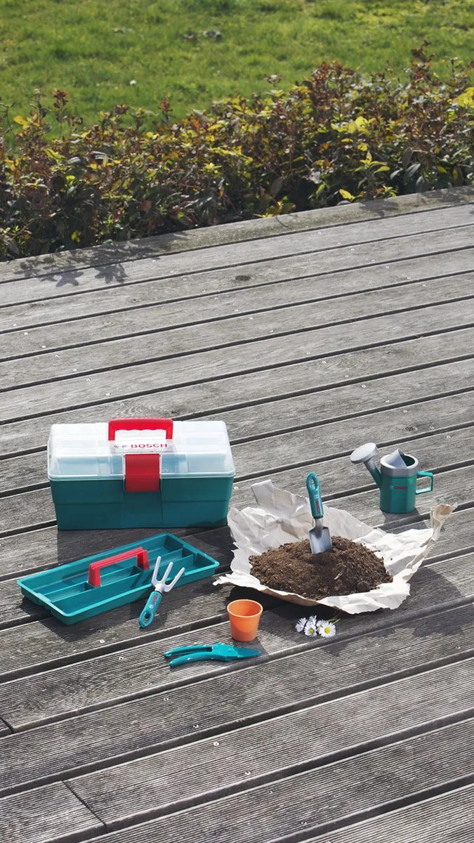 Klein Toys Bosch Tuinbox - Groen - 5 Stuks