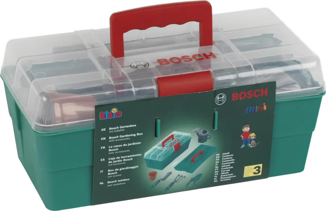 Klein Toys Bosch Tuinbox - Groen - 5 Stuks