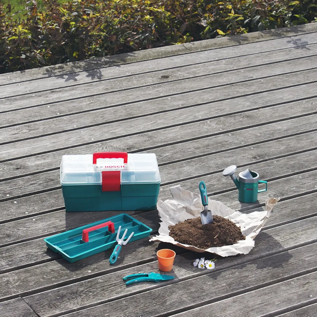 Klein Toys Bosch Tuinbox - Groen - 5 Stuks