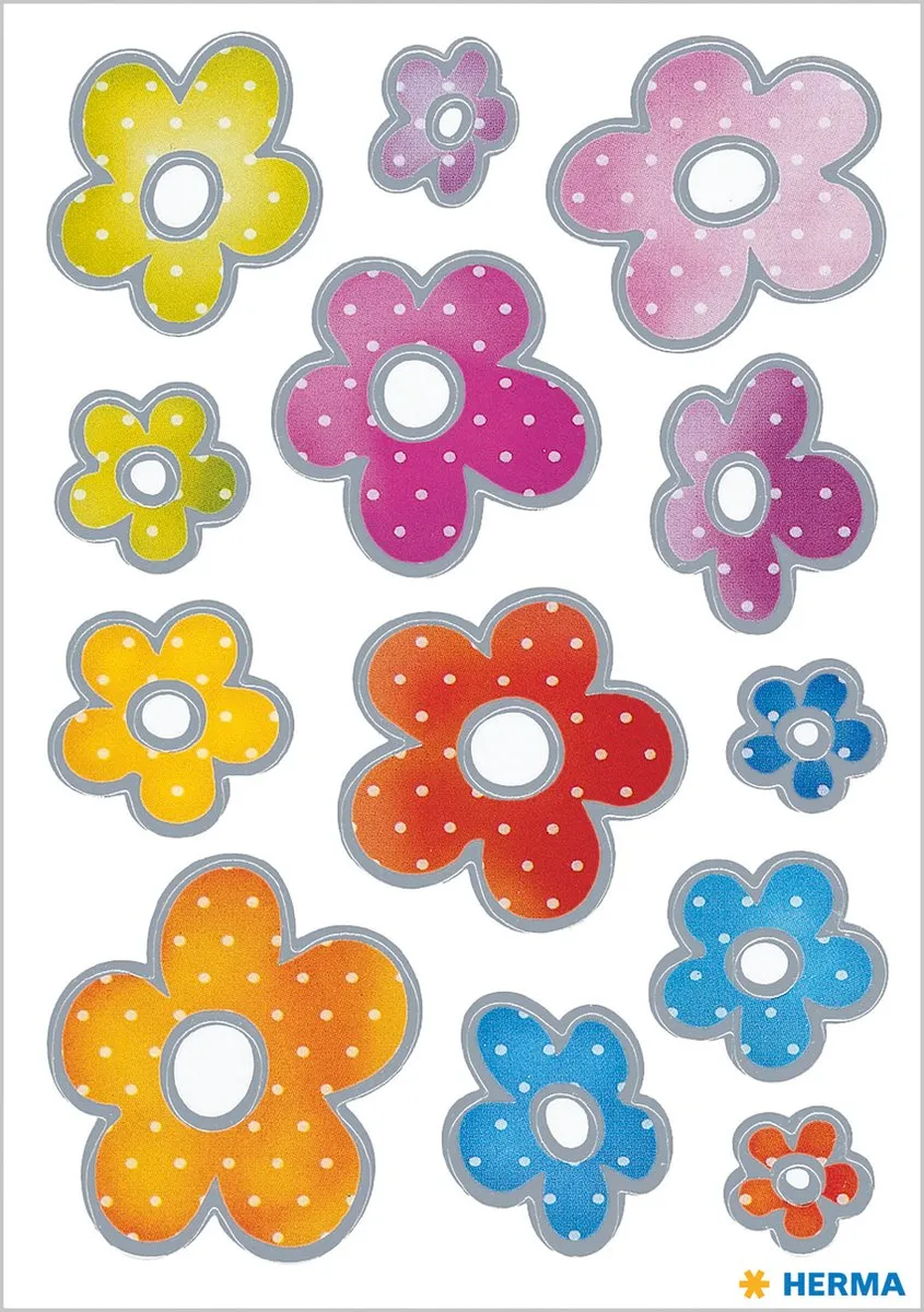 Herma 3332 Bloemenblaadjes Stickers - 26 Stuks