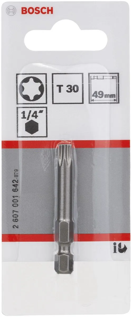 Bosch XH-TORS/T30 Torxbits - T30 - 1 Stuk