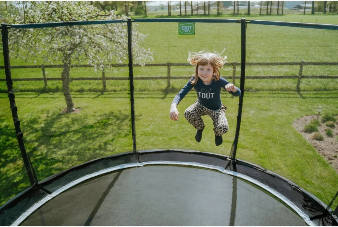 EXIT Allure Premium Trampoline Ø427cm - Zwart