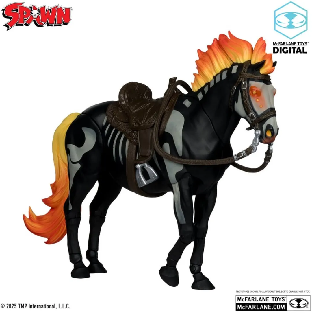 McFarlane Toys Spawn Bloodaxe met Paard - Action Figure MCF90238 - Multi