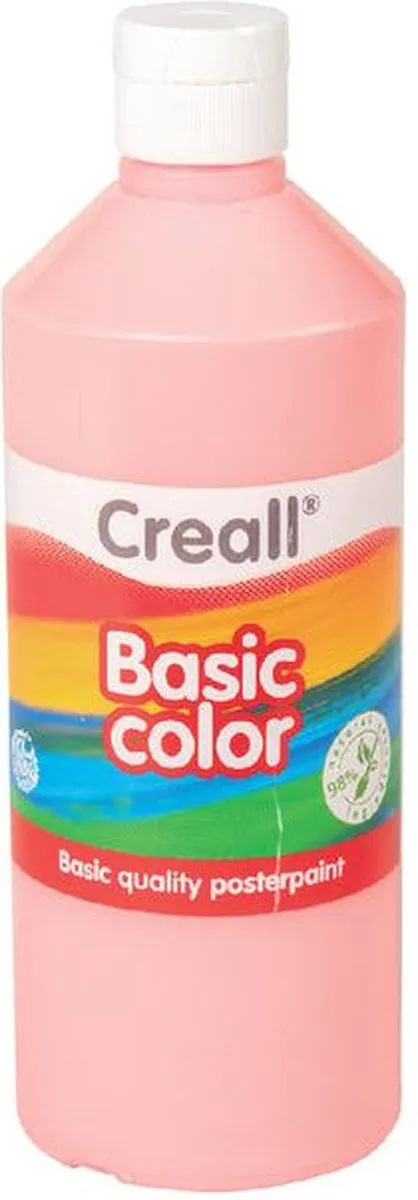Creall Basic Plakkaatverf Roze 500ml