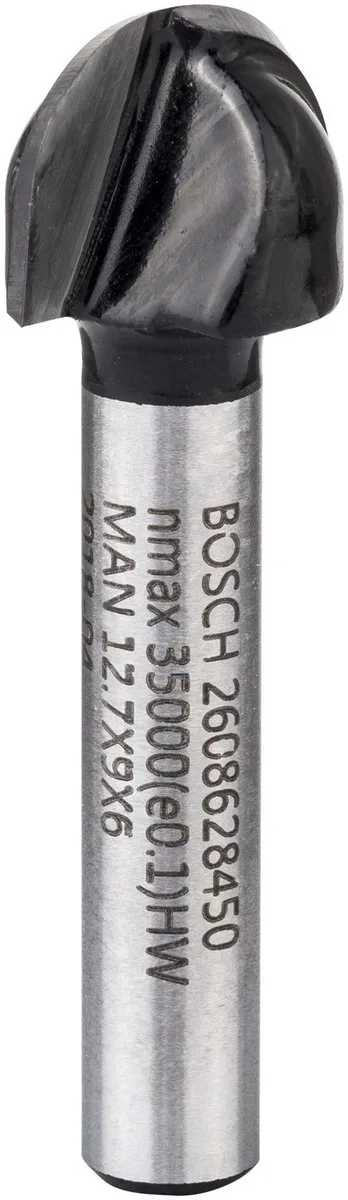 Bosch Halfrond Profiel Frees Kogeldubbel 12.7x6.6mm