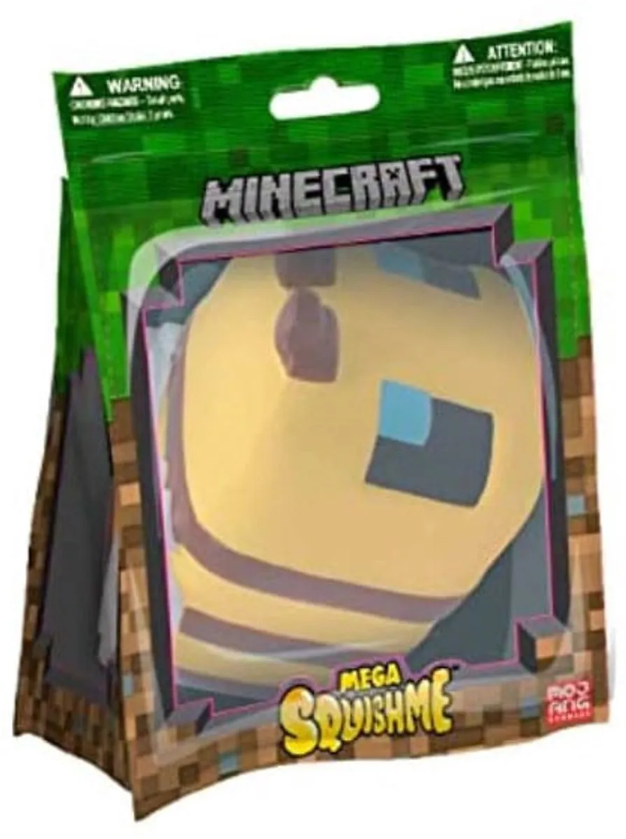 Just Toys Minecraft Mega Squishme Bee 15cm - Series 3 JTMIN-35111 - Multi